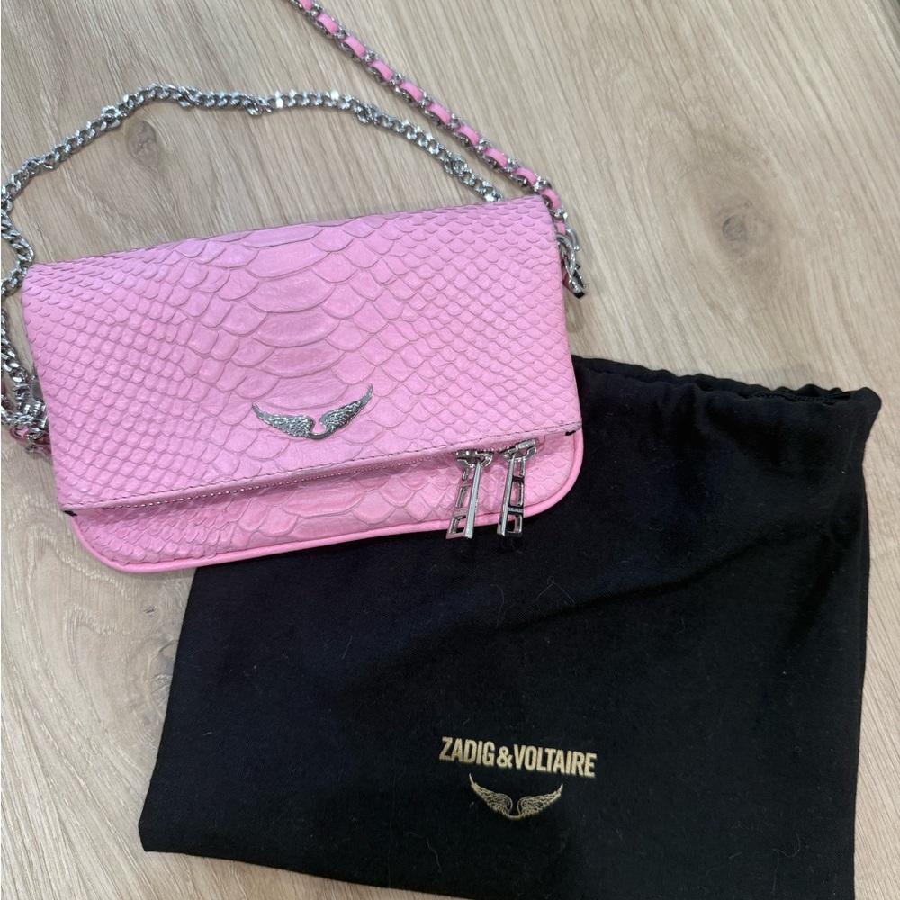 Zadig & Voltaire Light Pink Crossbody Bag